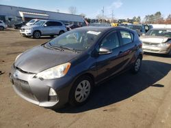 Salvage cars for sale at New Britain, CT auction: 2012 Toyota Prius C