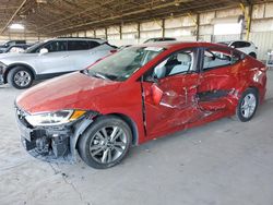 Hyundai salvage cars for sale: 2018 Hyundai Elantra SEL