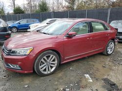 Volkswagen salvage cars for sale: 2017 Volkswagen Passat SE