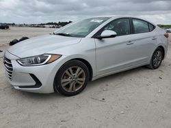 Salvage cars for sale at West Palm Beach, FL auction: 2017 Hyundai Elantra SE