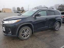 Salvage cars for sale at Moraine, OH auction: 2017 Toyota Highlander SE