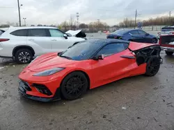 Salvage cars for sale at Indianapolis, IN auction: 2023 Chevrolet Corvette Stingray 2LT