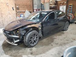 Salvage cars for sale at Ebensburg, PA auction: 2018 Tesla Model 3