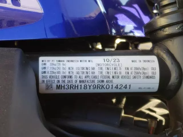 2024 Yamaha YZFR3 A