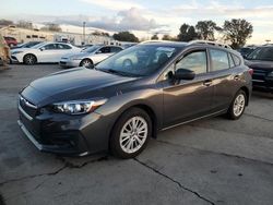 Salvage cars for sale at Sacramento, CA auction: 2018 Subaru Impreza Premium