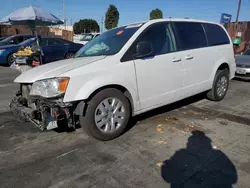 Dodge salvage cars for sale: 2018 Dodge Grand Caravan SE