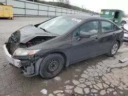 Honda Civic salvage cars for sale: 2014 Honda Civic LX