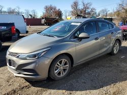 Chevrolet salvage cars for sale: 2017 Chevrolet Cruze LT