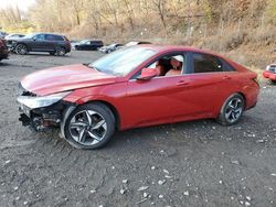 Salvage cars for sale at Marlboro, NY auction: 2022 Hyundai Elantra Limited