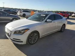 Salvage cars for sale at Wilmer, TX auction: 2015 Hyundai Genesis 3.8L