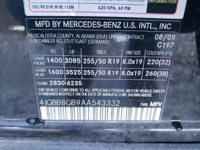 2010 Mercedes-Benz ML 350 4matic