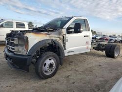 Salvage trucks for sale at Fresno, CA auction: 2023 Ford F550 Super Duty