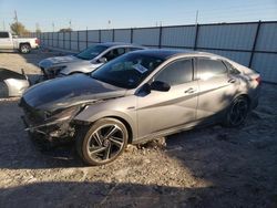 Salvage cars for sale from Copart Haslet, TX: 2023 Hyundai Elantra N Line