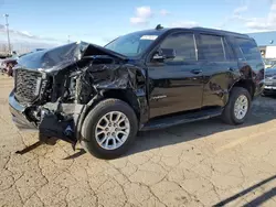 Salvage cars for sale at Woodhaven, MI auction: 2017 GMC Yukon SLE