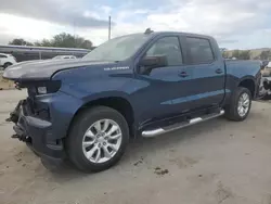 Chevrolet Silverado c1500 Custom Vehiculos salvage en venta: 2021 Chevrolet Silverado C1500 Custom