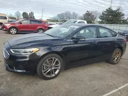 Ford Fusion sel salvage cars for sale: 2020 Ford Fusion SEL