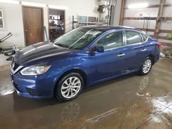 Salvage cars for sale at Pekin, IL auction: 2018 Nissan Sentra S