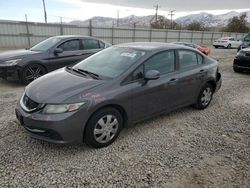 Salvage cars for sale at Magna, UT auction: 2013 Honda Civic LX