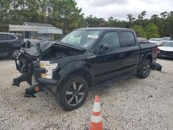 Salvage cars for sale from Copart Houston, TX: 2017 Ford F150 Supercrew