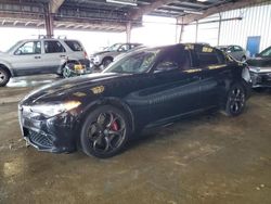 Salvage cars for sale at auction: 2018 Alfa Romeo Giulia TI Q4