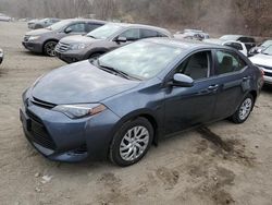 Salvage cars for sale from Copart Marlboro, NY: 2017 Toyota Corolla L