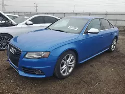 Salvage cars for sale at Elgin, IL auction: 2011 Audi S4 Premium Plus