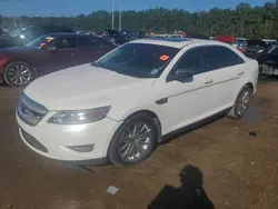 Salvage cars for sale at Greenwell Springs, LA auction: 2012 Ford Taurus Limited