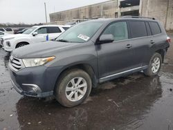 Salvage cars for sale at Fredericksburg, VA auction: 2012 Toyota Highlander Base