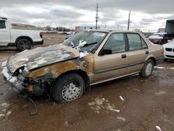 Salvage cars for sale at Colorado Springs, CO auction: 1988 Honda Accord DX