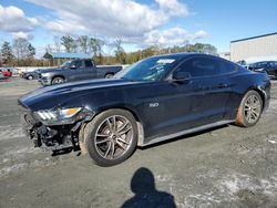 Salvage cars for sale from Copart Spartanburg, SC: 2017 Ford Mustang GT