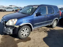 Salvage cars for sale at Brighton, CO auction: 2006 Honda CR-V EX