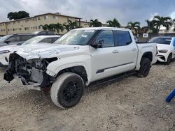 Salvage cars for sale from Copart Opa Locka, FL: 2024 Toyota Tundra Crewmax Limited