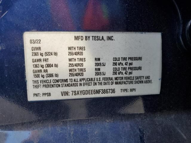 2022 Tesla Model Y