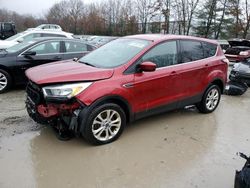 Salvage cars for sale from Copart North Billerica, MA: 2017 Ford Escape SE