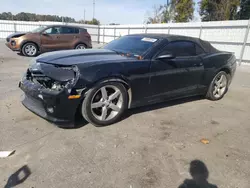 Chevrolet Camaro lt salvage cars for sale: 2015 Chevrolet Camaro LT