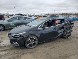 Salvage cars for sale at Indianapolis, IN auction: 2016 Chevrolet Cruze Premier