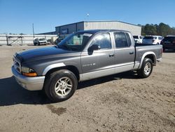 Salvage cars for sale from Copart Harleyville, SC: 2002 Dodge Dakota Quad SLT