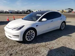 Salvage cars for sale at San Diego, CA auction: 2022 Tesla Model 3