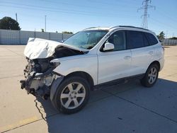 Salvage cars for sale from Copart Oklahoma City, OK: 2007 Hyundai Santa FE SE