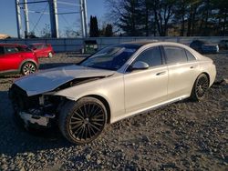 Mercedes-Benz s-Class salvage cars for sale: 2021 Mercedes-Benz S 580 4matic