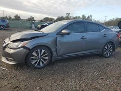 Salvage cars for sale at auction: 2021 Nissan Sentra SV