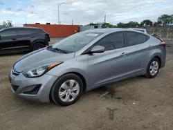 Vehiculos salvage en venta de Copart Homestead, FL: 2016 Hyundai Elantra SE