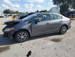 Honda salvage cars for sale: 2012 Honda Civic LX