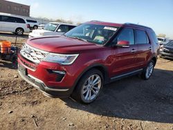 Salvage cars for sale at Kansas City, KS auction: 2018 Ford Explorer Limited