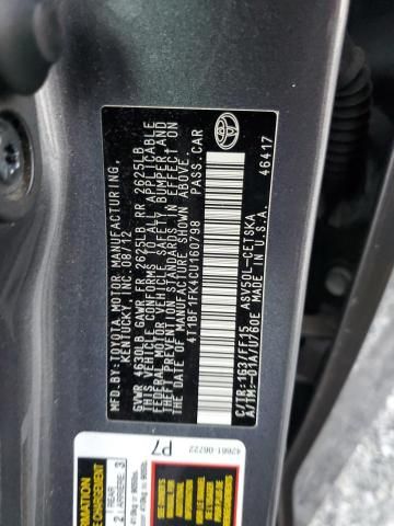 2012 Toyota Camry Base