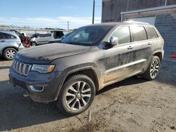 Jeep salvage cars for sale: 2018 Jeep Grand Cherokee Overland