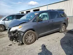 Salvage cars for sale at Chambersburg, PA auction: 2017 Toyota Sienna XLE