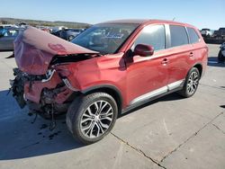 Salvage cars for sale from Copart Grand Prairie, TX: 2016 Mitsubishi Outlander SE