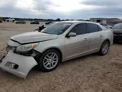 Salvage cars for sale at San Antonio, TX auction: 2015 Chevrolet Malibu 1LT