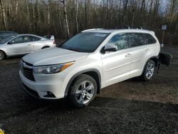 Salvage cars for sale at Cookstown, ON auction: 2015 Toyota Highlander Limited